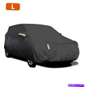 カーカバー 車のカバーフルセダンカバーリフレクティブストリップ日焼け止め保護e5m4 Car Cover Full Sedan Covers with Reflective Strip Sunscreen Protection E5M4(2)