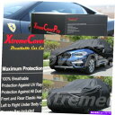 カーカバー 2015 BMW X3通気性カーカバー付きミラーポケット - ブラック 2015 BMW X3 Breathable Car Cover w/Mirror Pockets - Black(2)