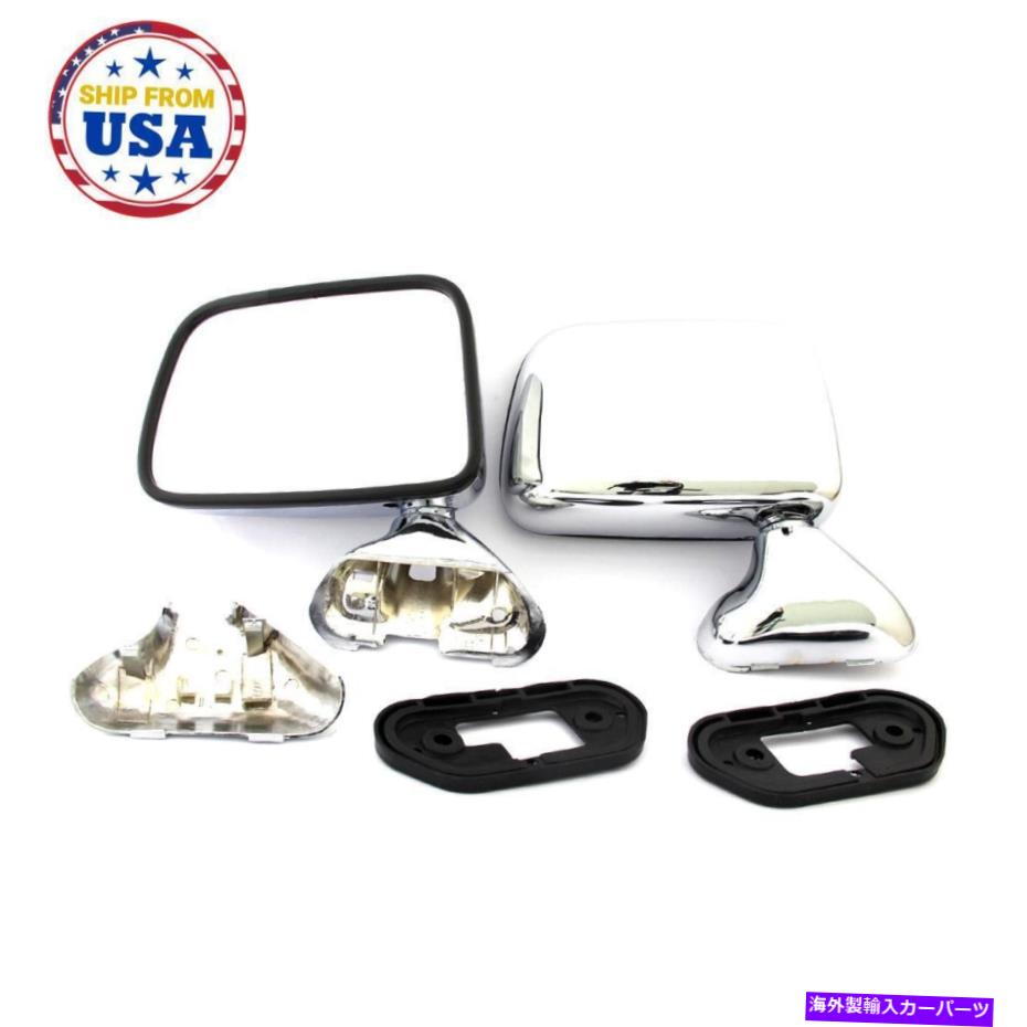 USߥ顼 ڥlh rh chromeɥߥ顼2ԡȥ西Hilux ln85 ln86 rn85 ln106ŬƤޤ PAIR LH RH CHROME DOOR MIRRORS 2PIECES Fit For TOYOTA HILUX LN85 LN86 RN85 LN106