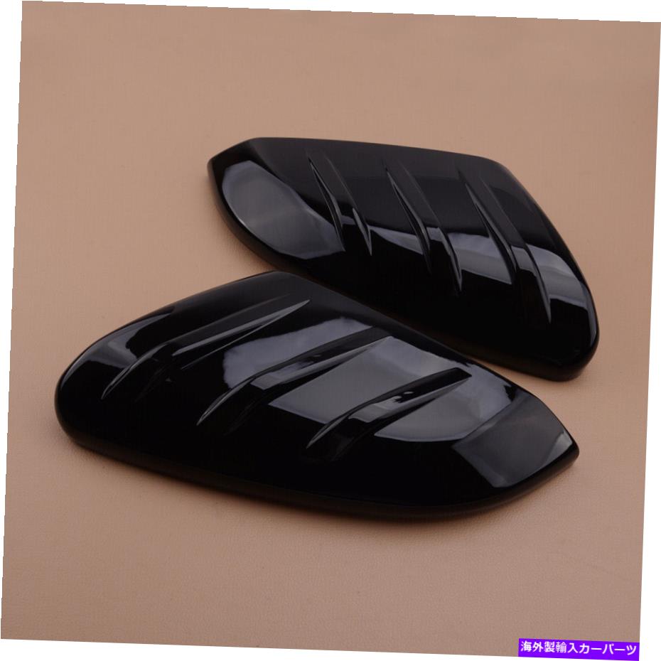 USߥ顼 ۥӥå2PCS֥åХåӥ塼ɥߥ顼Сȥ७åפŬƤޤ Fit for Honda Civic 2pcs Gloss Black Rearview Side Mirror Cover Trim Cap Decor