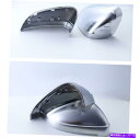 USミラー シルバーアロイカーサイドドアミラーカバーハウジングアウディA4 B9 2017マット用トリム Silver Alloy Car Side Door Mirror Cover Housings Trim For Audi A4 B9 2017 Matte