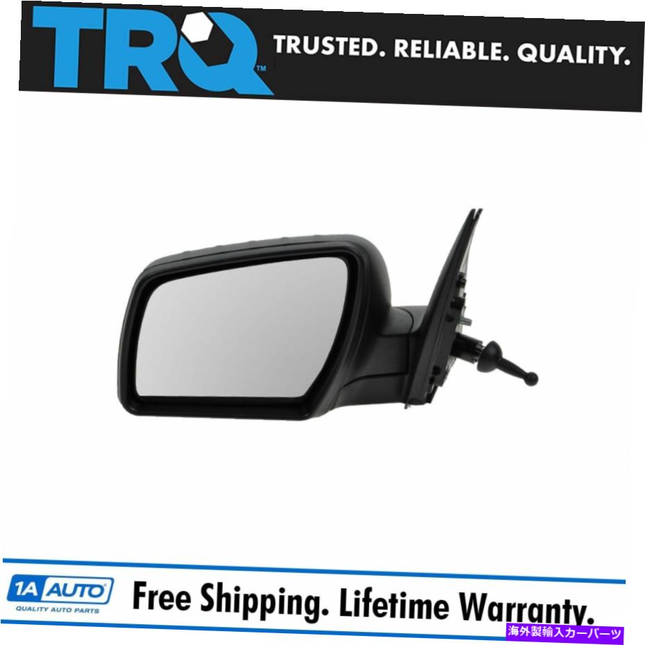 USミラー サイドビューミラーマニュアルリモートテクスチャブラックドライバーは10-13 Kia SoulのためにLHを去りました Side View Mirror Manual Remote Textured Black Driver Left LH for 10-13 Kia Soul