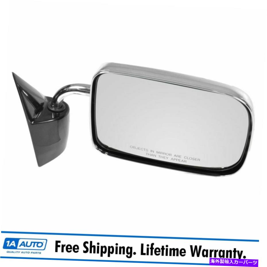 USミラー 87-94ダコタのクロムマニュアルサイドミラー右RH Chrome Manual Side Mirror Right RH for 87-94 Dakota