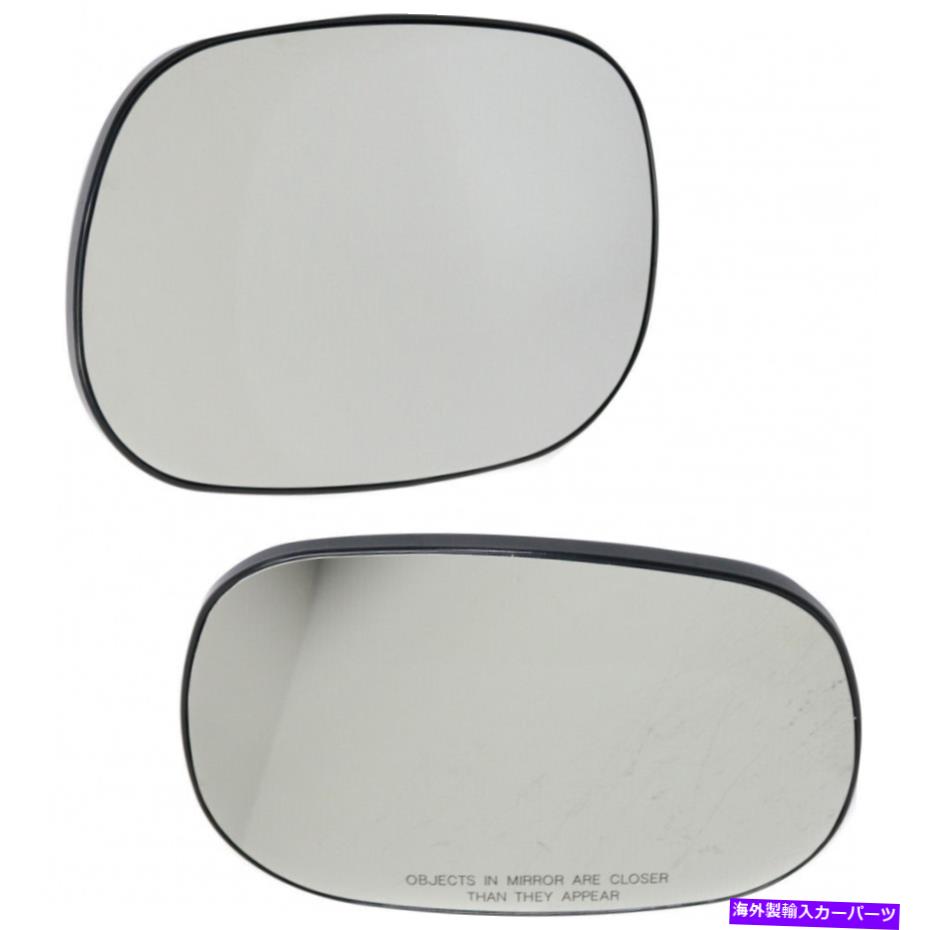 USミラー Dodge Ram 1500/2500/3500 1998-2003ミラーグラスLHおよびRH |ペアは加熱されていません For Dodge Ram 1500/2500/3500 1998-2003 Mirror Glass LH and RH | Pair Non-Heated