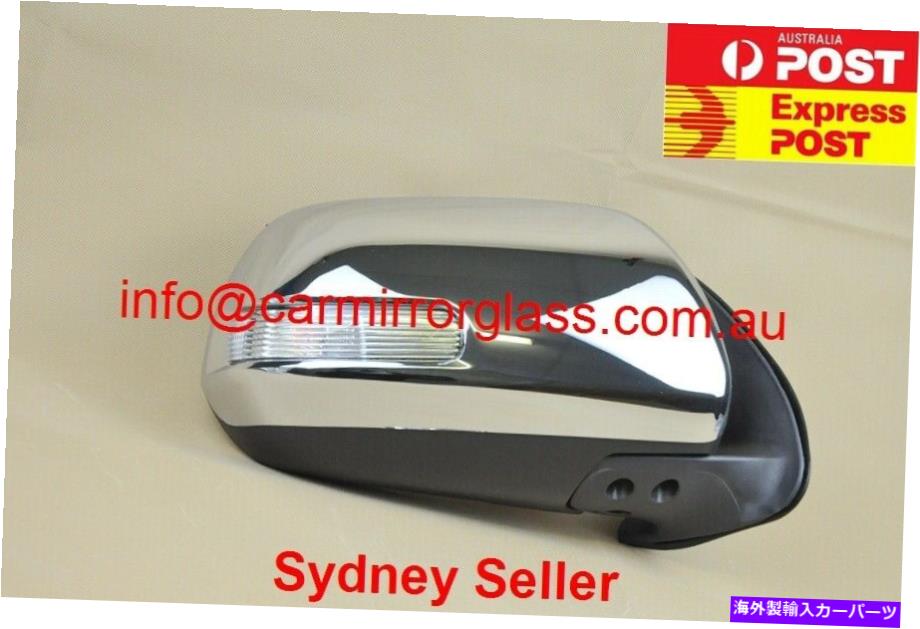USミラー Toyota Hilux SR5 2012-2015右側の新しいドアミラー（Chrome、With Blinker） NEW DOOR MIRROR FOR TOYOTA HILUX SR5 2012-2015 RIGHT SIDE (CHROME,WITH BLINKER)