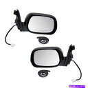 USミラー トヨタRAV4 01-05サイドビューパワーミラーのセット加熱ガラスw/ハウジング Fits Toyota RAV4 01-05 Set of Side View Power Mirrors Heated Glass w/ Housing