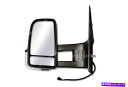 USミラー VWクラフターフルドアウィングミラーマニュアルブラックロングアームN/S 2006 2018 VW Crafter Full Door Wing Mirror Manual Black Long Arm N/S 2006 2018