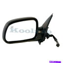 USミラー 99-04のグランドチェロキーリアビューミラーパワーマニュアル折りたたみ左側 For 99-04 Grand Cherokee Rear View Mirror Power Heat Manual-Folding LH Left Side