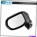 USミラー パワーターンシグナルブラックテクスチャミラードライバー側のサイドリフのためにLHを左 Power Turn Signal Black Textured Mirror Driver Side Left LH for Civic Hybrid(2)