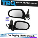 USミラー TRQ POWERBLACK非加熱ミラー00-03日産マキシマのLH＆RHを設定する TRQ Power Black Unheated Mirrors Set LH & RH For 00-03 Nissan Maxima