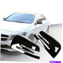 USミラー グロスピアノブラックバックビューサイドミラーカバーキャップに適合する09-15 x204 GLK350 Gloss Piano Black Rear...