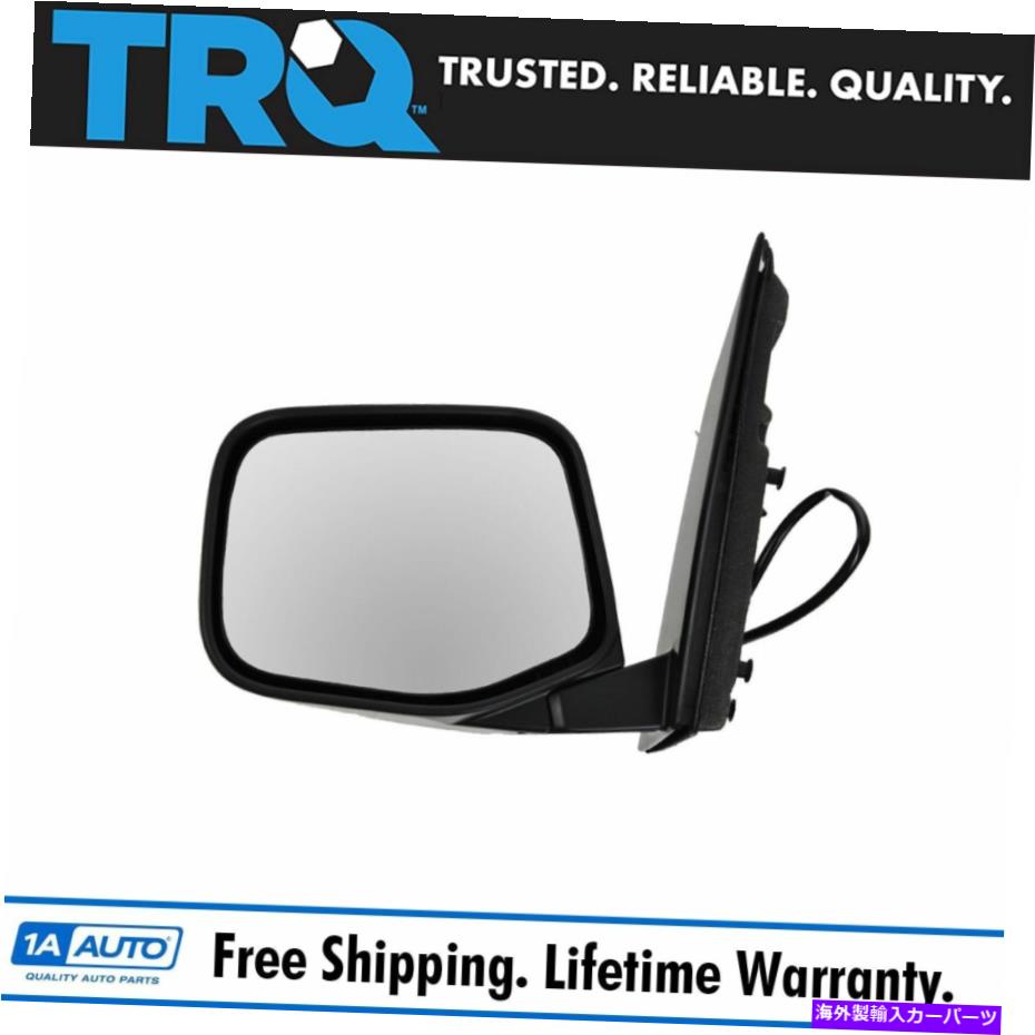 USミラー TRQパワースムースブラックサイドビューミラードライバーサイドLH 11-13ホンダオデッセイ TRQ Power Smooth Black Side View Mirror Driver Side LH for 11-13 Honda Odyssey