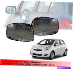 USミラー 1ペアサイドミラーガラスレンズトヨタビット /ヤリス（XP90）ハッチバック2005-2013 1 Pair Side Mirror Glass Lens Toyota Vitz / Yaris (XP90) Hatchback 2005 - 2013