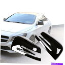 USミラー グロスピアノブラックバックビューサイドミラーカバーキャップは12-18 W218 CLS550 CLS63に適合します Gloss Piano Bl...