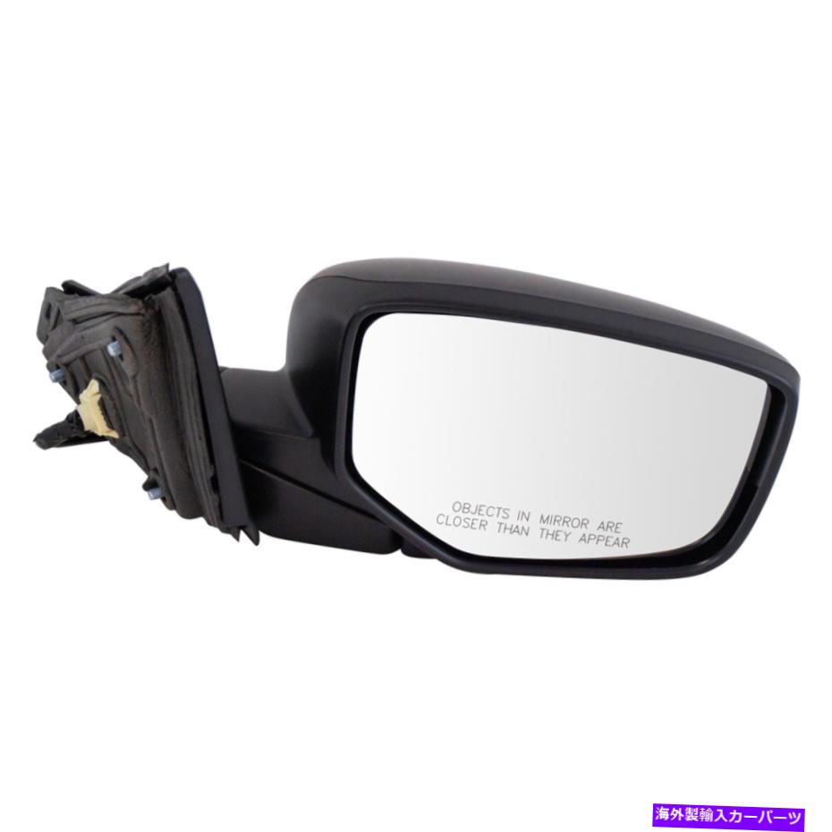 USミラー TRQミラーパワースムースブラックパッセンジャーサイド右RHONDAアコードクーペ新しい TRQ Mirror Power Smooth Black Passenger Side Right RH for Honda Accord Coupe New