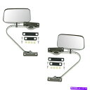 USミラー マニュアルスイングロッククロムメッキプラスチックハウジングミラーペアFシリーズ Manual Swing Lock Chrome Plated Plastic Housing Mirror Pair Set for F Series