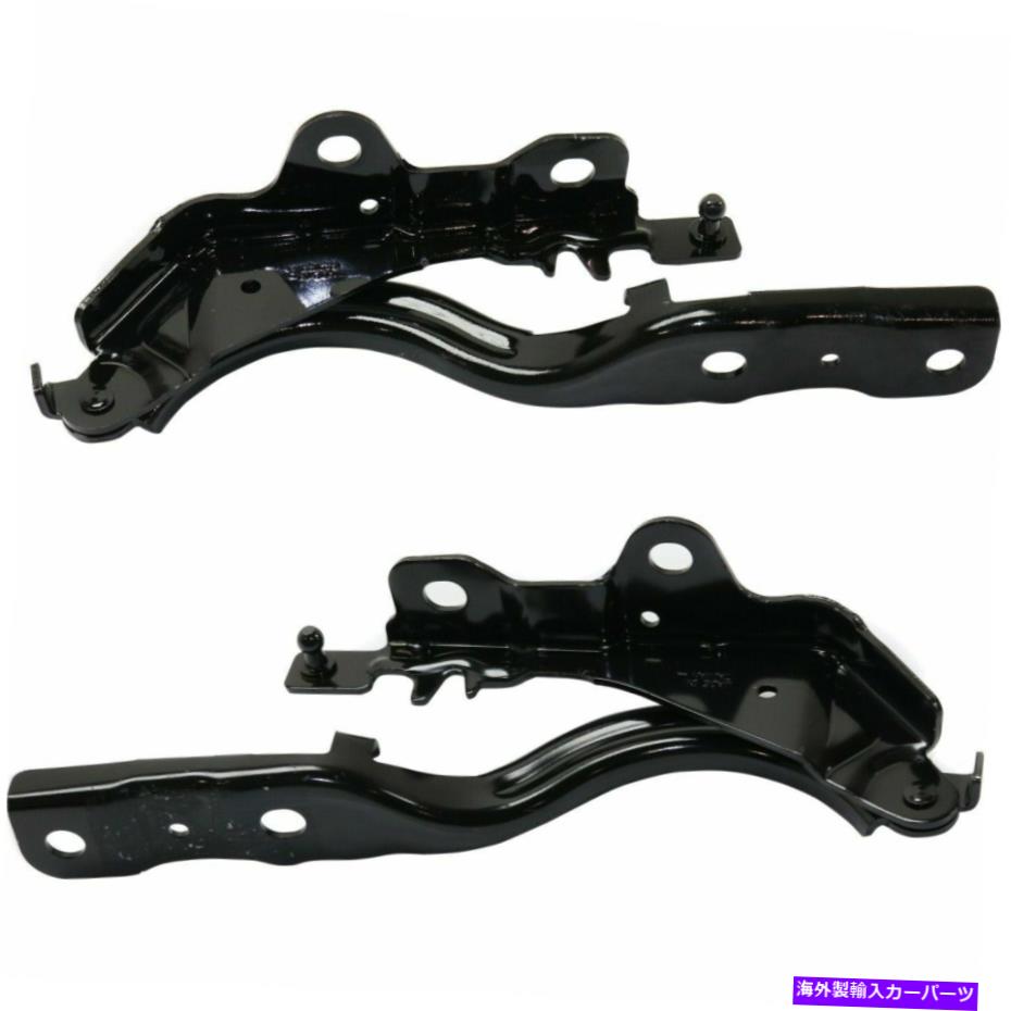 hinge 2つの新しいセットフィットヒュンダイソナタ2015-2018左＆右側のフードヒンジ New Set Of 2 Fits HYUNDAI SONATA 2015-2018 Left & Right Side Hood Hinge(2)