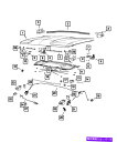 hinge 本物のモーパルフードヒンジは68246435aaを左に去りました Genuine Mopar Hood Hinge Left 68246435AA