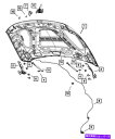 hinge 本物のモーパルフードヒンジは5160345ACを左に左折しました Genuine Mopar Hood Hinge Left 5160345AC(2)