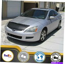 カーカバー ホンダアコードクーペ&セダン2003 2005 2006 2006 2007のカーボンネットフッドブラジャー Car Bonnet Hood Bra For Honda Accord Coupe & Sedan 2003 2004 2005 2006 2007(2)