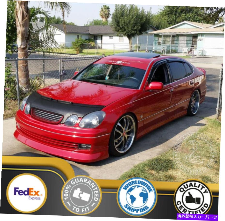 カーカバー レクサスGS300 GS 1998 1999 2000 2001 2002 2003 2004 2004 2005のカーボンネットフードブラジャー Car Bonnet Hood Bra For Lexus GS300 GS 1998 1999 2000 2001 2002 2003 2004 2005