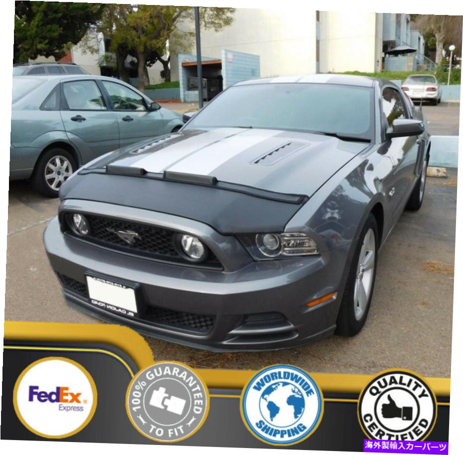 J[Jo[ Ford Mustang 2013 2014 13 14̂߂̃J[{l[tbhuW[ Car Bonnet Hood Bra For Ford Mustang 2013 2014 13 14