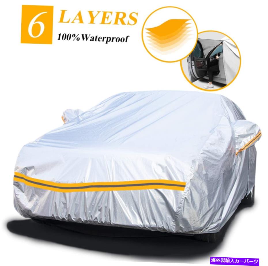 J[Jo[ I[g\bvSUVJ[Jo[ׂĂ̓VCA6w̎Ԃ̃Jo[ԗp Autsop SUV Car Cover Waterproof All Weather,6 Layers Car Cover for Automobiles