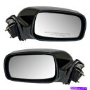 USミラー トヨタソララ04-08サイドビューのセットパワースムースミラー加熱されたハウジング Fits Toyota Solara 04-08 Set of Side View Power Smooth Mirrors Heated w/ Housing
