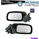 USミラー パワーサイドビューミラー04-08トヨタソララの左lH&右RHペアセット Power Side View Mirrors Left LH & Right RH Pair Set for 04-08 Toyota Solara