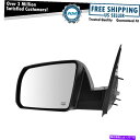 USミラー ミラーパワー加熱テクスチャキャップLH左ドライバーサイド14-15トヨタツンドラ Mirror Power Heated Textured Cap ...