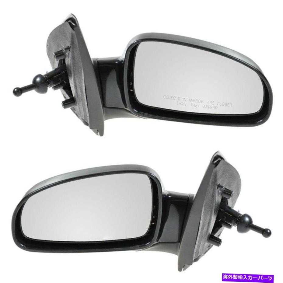 USߥ顼 TRQɥӥ塼ߥ顼ޥ˥奢⡼ȥ֥åSwift G3 Aveo 5Υå TRQ Side View Mirrors Manual Remote Black & Set for Swift G3 Aveo 5