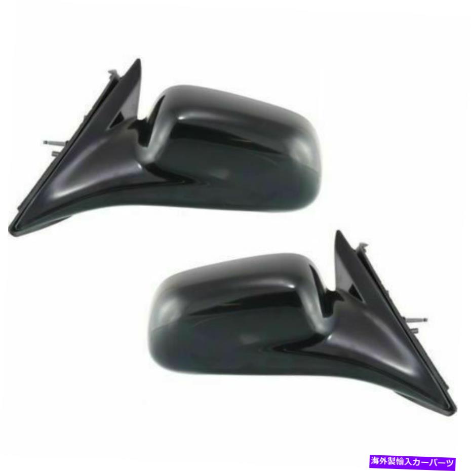 USミラー 2 LH＆RHサイドの非加熱マニュアルリモートミラーの新しいセットは、三菱ギャラントに適合します New Set of 2 LH & RH Side Non-Heated Manual Remote Mirror Fits Mitsubishi Galant