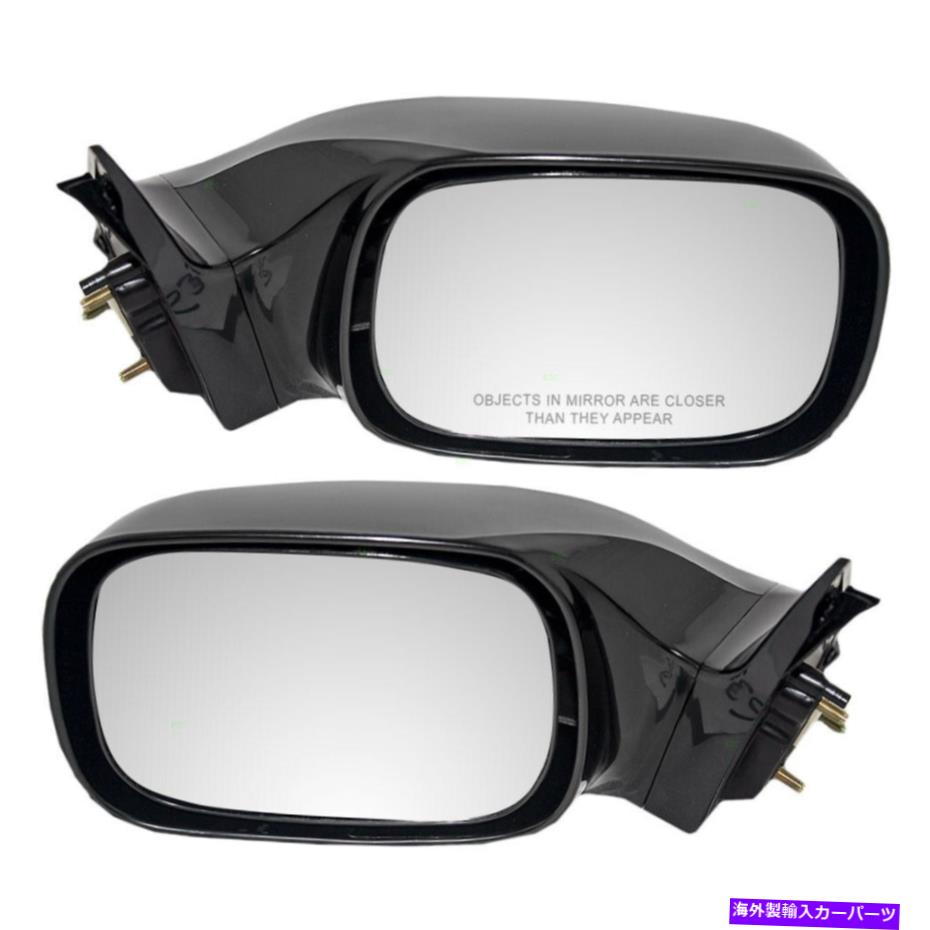 USミラー トヨタアバロン05-10サイドビューパワーミラーのセットに適合します。 Fits Toyota Avalon 05-10 Set of Side View Power Mirrors Heated w/o Signal