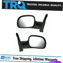 USミラー 01-07グランドキャラバンボイジャー用のTRQマニュアルサイドビューミラーとペアセット TRQ Manual Side View Mirrors & Pair Set for 01-07 Grand Caravan Voyager