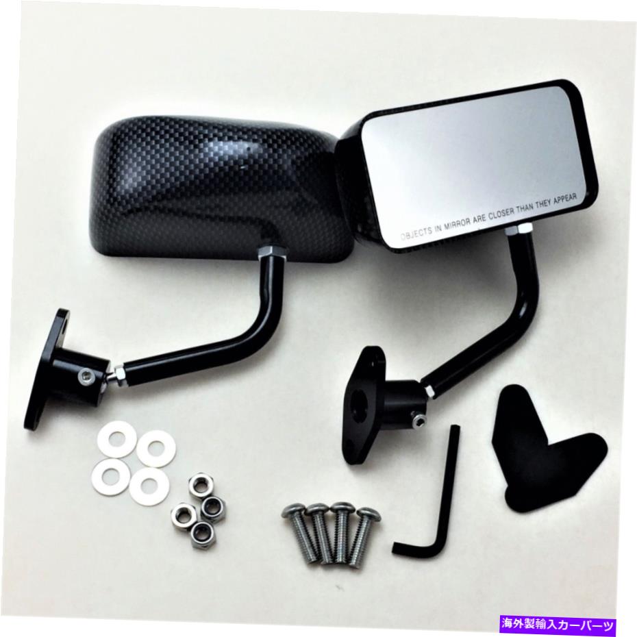 USミラー F3レーシングサイドミラーブラックカーボンシートディッピングフィットS2000アコードDC2 NSXシビック F3 racing side mirror BLACK CARBON SHEET DIPPING Fits S2000 Accord DC2 NSX Civic