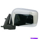 USミラー ナバラフロンティアD22ピックアップ1998-2004のクロム左手エクステリアサイドミラー Chrome Left Hand Exterior Side Mirror For Navara Frontier D22 Pickup 1998-2004