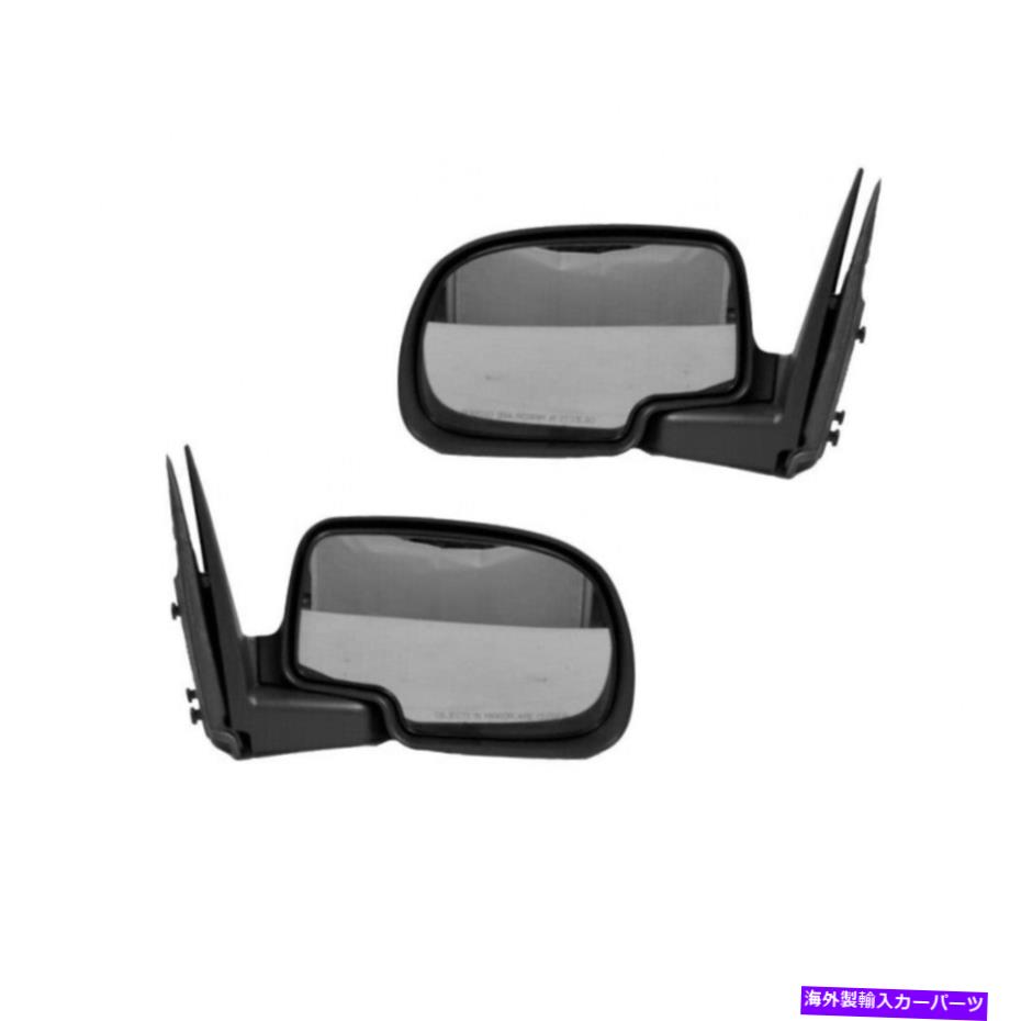 USミラー シボレーシルバラード1500 HD 2001-2006ドアミラードライバーと助手席側ペア For Chevy Silverado 1500 HD 2001-2006 Door Mirror Driver and Passenger Side Pair