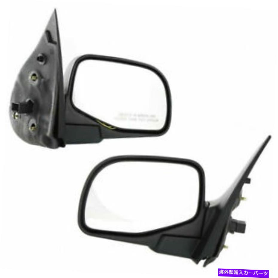 USミラー 2フィットの新しいセットFord Explorer 02-05 LH＆RH SIDE PWR MIRROR MAN FLDG NON-HTD New Set Of 2 Fits FORD EXPLORER 02-05 LH & RH Side Pwr Mirror Man Fldg Non-Htd