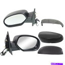 USミラー サイドミラーパワー加熱された折りたたみブラック左&右ペアChevy GMC用 Side Mirrors Power Heated Folding B...