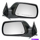 USミラー 05-10のペアパワーミラー Pair Power Mirrors for 05-10 Jeep Grand Cherokee Side View Heated w/out Memory