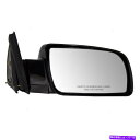 USミラー 乗客マニュアルサイドビューミラーシボレーGMC SUVピックアップトラック用プラスチックベース Passengers Manual Side View Mirror Plastic Base for Chevy GMC SUV Pickup Truck