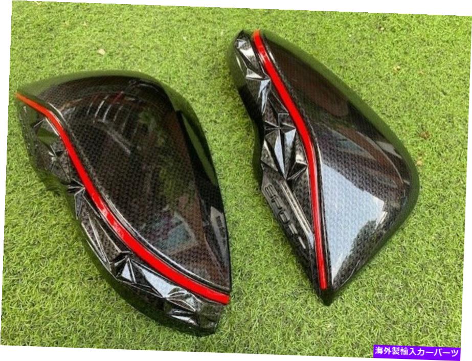 USミラー トヨタハイラックスレヴォ /フォーチュナーのためのカバーサイドミラーカーボンブラック2015-2022 COVER SIDE MIRROR CARBON BLACK FOR TOYOTA HILUX REVO / FORTUNER 2015-2022