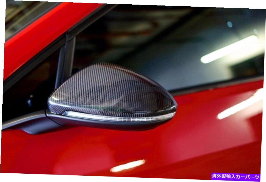 USߥ顼 VW Golf Mk7 GTI 2013-2018ѤʪΥܥեСɥɥߥ顼СССȥ Real Carbon Fiber Side Door Mirror Cover Trim For VW Golf Mk7 GTI 2013 - 2018