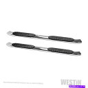 Nerf Bar Westin 21-54080 Pro Traxx 5楕円形のnerfステップバーに適合する19-22 1500 Westin 21-54080 PRO TRAXX 5 Oval Nerf Step Bars Fits 19-22 1500(2)