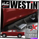 Nerf Bar ウェスティンHDXドロップステンレススチールステップバーフィット2016-2021タイタン/タイタンXDクルーキャブ Westin HDX Drop STAINLESS STEEL Step Bars fit 2016-2021 Titan/Titan XD Crew Cab(2)