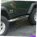 Nerf Bar ジープラングラーJK 07-18ステンレスステップサイド11593.09に適合します Fits Jeep Wrangler JK 07-18 Stainless Steps Side 11593.09(2)