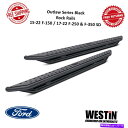 Nerf Bar 15-22 F150 17-25 F250 F350 SD EXTENDEDCABのWestin OutlawNerf Black Step ...