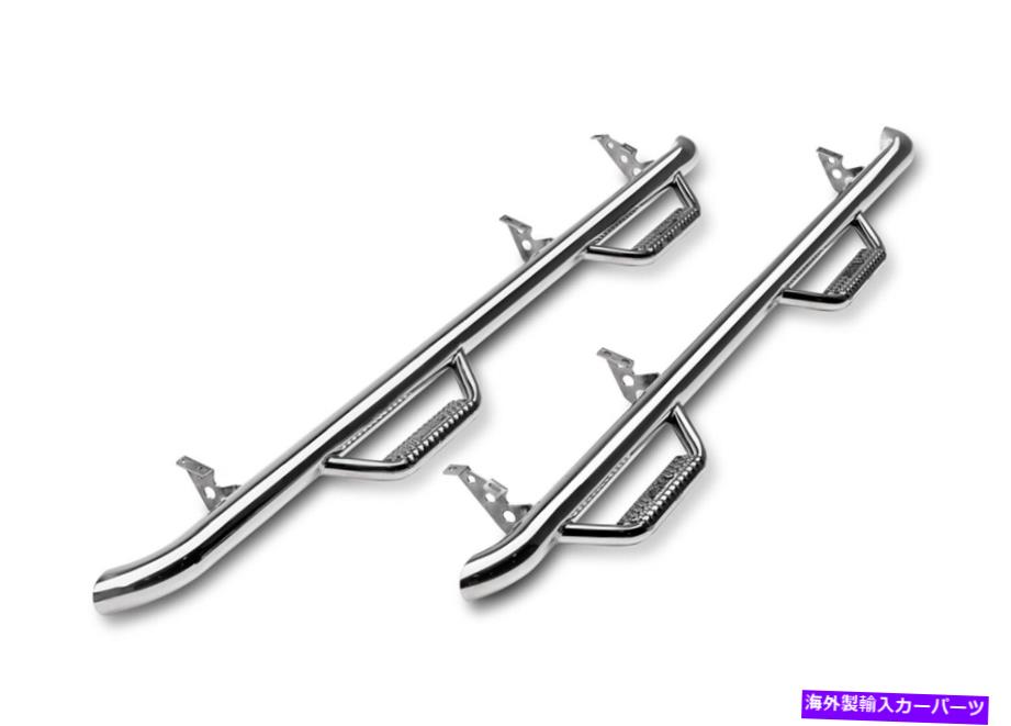 Nerf Bar n-fab d0989cc-ss nerfステップバーホイールツーホイールフィット09-15 1500ラム1500 N-Fab D0989cc-Ss Nerf Step Bar Wheel To Wheel Fits 09-15 1500 Ram 1500