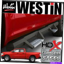 Nerf Bar ウェスティンHDXステンレススチールドロップナーフステップバー2019-21 RAM 1500クアッドキャブ Westin HDX STAIN...