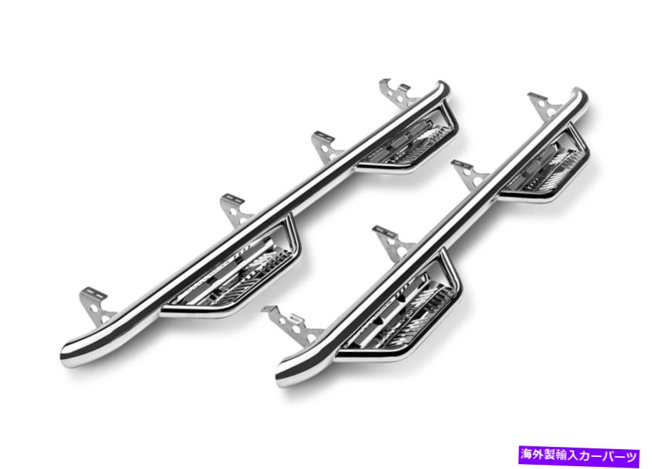 Nerf Bar n-fab hpj1866-ss podiumステップは18-21ラングラーラングラー（JL）に適合します N-Fab Hpj1866-Ss Podium Step Fits 18-21 Wrangler Wrangler (Jl)